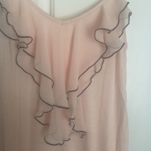 Vintage Express Ruffle Tank Top- size XS - Picture 2 of 5